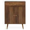 Forli Wooden Sideboard With 2 Doors And 1 Drawer In Bronze