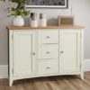 Gilford Wooden 2 Doors 3 Drawers Sideboard In White