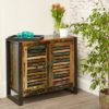 London Urban Chic Wooden Small Sideboard With 2 Doors