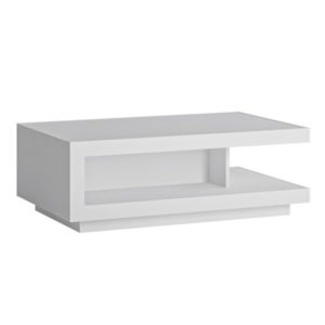 Lyco High Gloss Coffee Table In White
