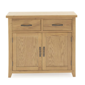 Romero Wooden Sideboard With 2 Doors 2 Drawers In Natural