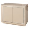 Spalding LED Sideboard In Cream High Gloss With 2 Doors
