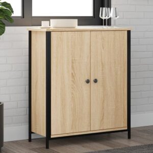 Lecco Wooden Sideboard With 2 Doors In Sonoma Oak