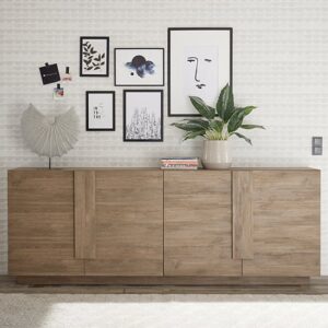 Jining Wooden Sideboard With 4 Doors In Mercure