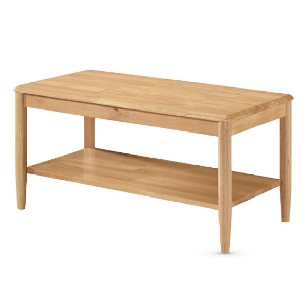 Garnet Wooden Rectangular Coffee Table In Oak
