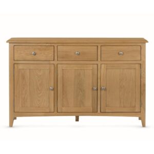 Kamiah Wooden Sideboard With 3 Doors 3 Drawers In Oak