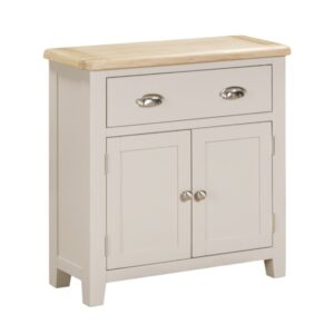 Waldorf Wooden Sideboard With 2 Doors 1 Drawer In Oak And White